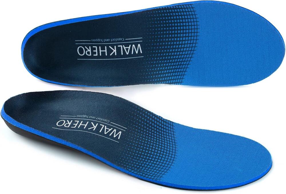 New Plantar Fasciitis Relief - Arch Support Insoles for Men Women, Shoe Inserts